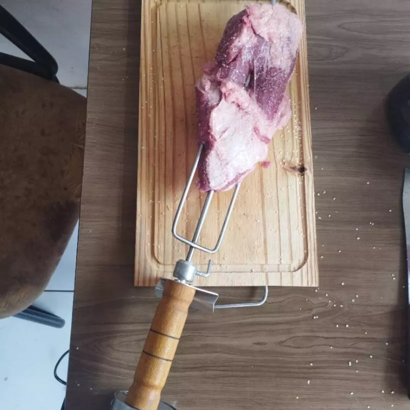 Espeto Giratório Elétrico para Churrasco