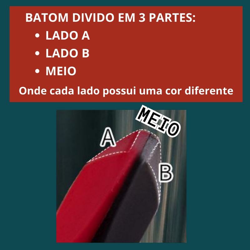 Batom 10 em 1 com Vitamina E