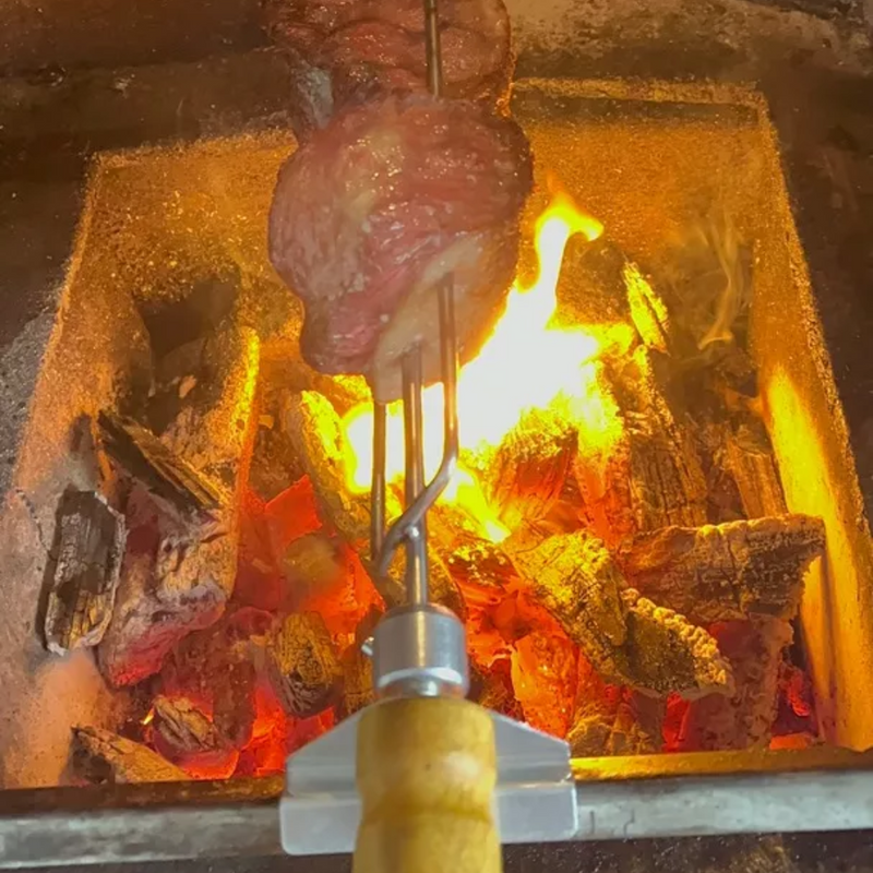 Espeto Giratório Elétrico para Churrasco