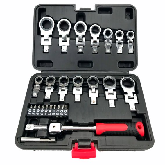 Chave Catraca Kit 20 Peças Titanium [RESOLVE TUDO]