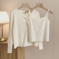 Conjunto Cardigan Slim Branco