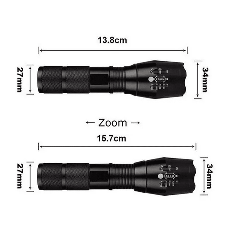 Lanterna Tática para Pesca Noturna