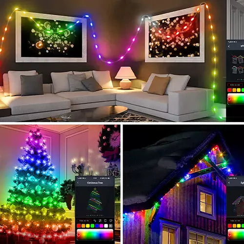 Luzes Decorativas de Natal para Uso Externo