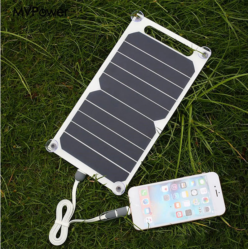 Carregador solar para viagens