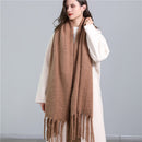 Cachecol Pashmina Marrom