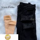 Calça Jeans com Elastano Peluciada