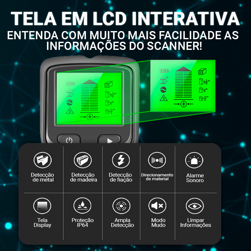 Scanner de Parede para Encanamentos