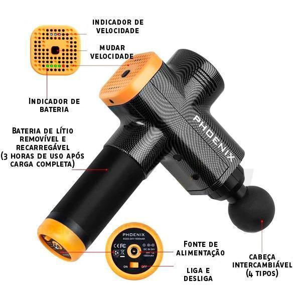 Massageador Profissional com Motor Silencioso