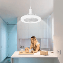 Luminária de Teto com Ventilador e Iluminação LED Eficiente